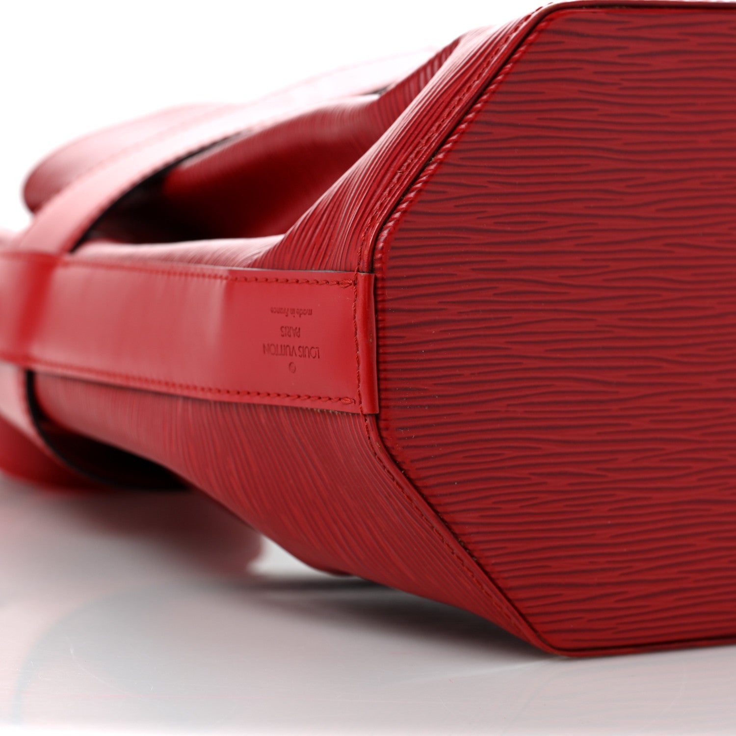 Louis Vuitton Epi Sac D'Epaule Castillan Red 7 of 8