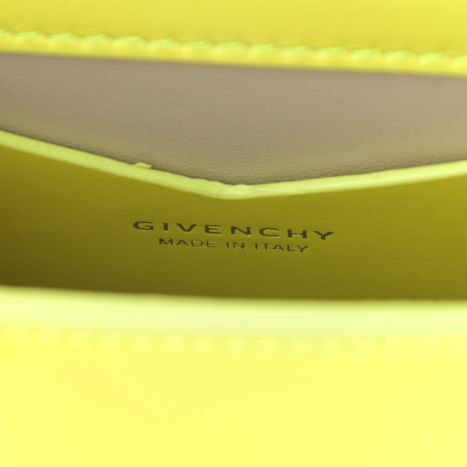 Givenchy Box Calfskin Mini 4G Vertical Bag Fluo Yellow 6 of 13