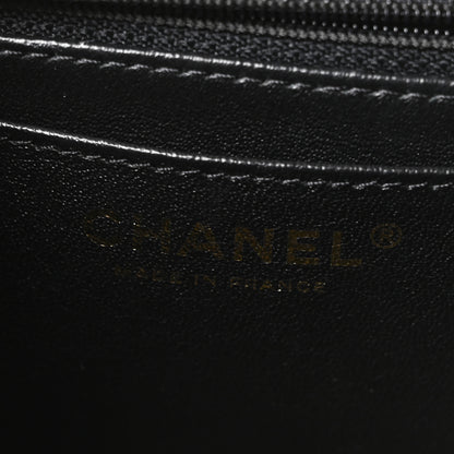 Chanel Metallic Calfskin Crocodile Embossed Cocodile Rectangular Mini Flap Gold 6 of 11