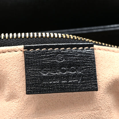 Gucci Azalea Calfskin Horsebit 1955 Shoulder Bag Black 5 of 8