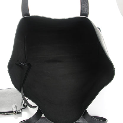 Saint Laurent Calfskin Shopping Tote Black 5 of 6