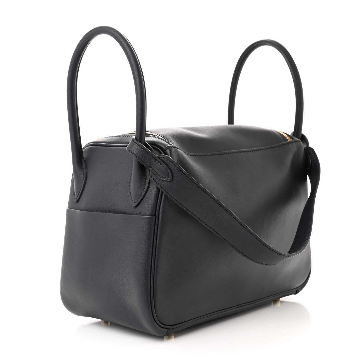 Hermes Swift Verso Lindy 26 Bleu Indigo Orange Poppy 3 of 10