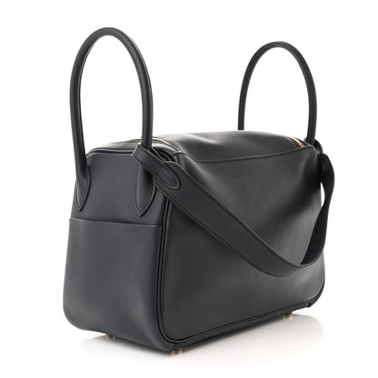 Hermes Swift Verso Lindy 26 Bleu Indigo Orange Poppy 3 of 10