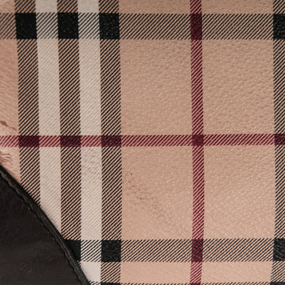 Burberry Haymarket Check Medium Willenmore Hobo Chocolate 12 of 13