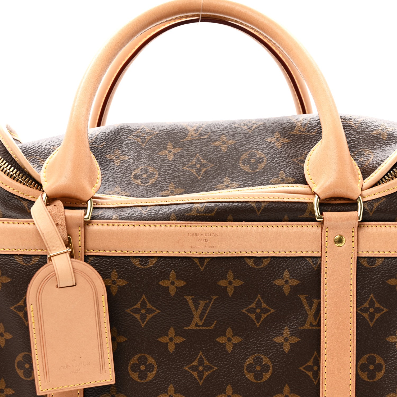Louis Vuitton Monogram Sac Chien 40 Pet Carrier 1787776 – FASHIONPHILE