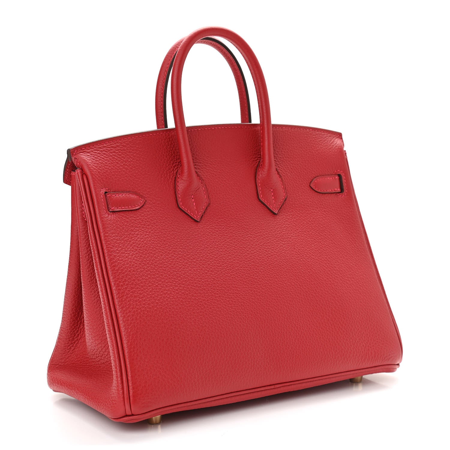 Hermes Togo Birkin 25 Rouge Casaque 3 of 10