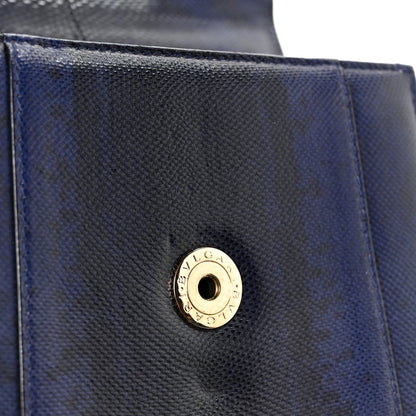 Bulgari Karung Serpenti Forever Top Handle Navy Blue 8 of 11