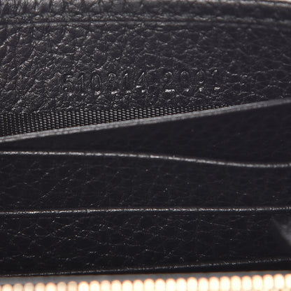 Gucci Dollar Calfskin Interlocking G Chain Wallet Black 7 of 8