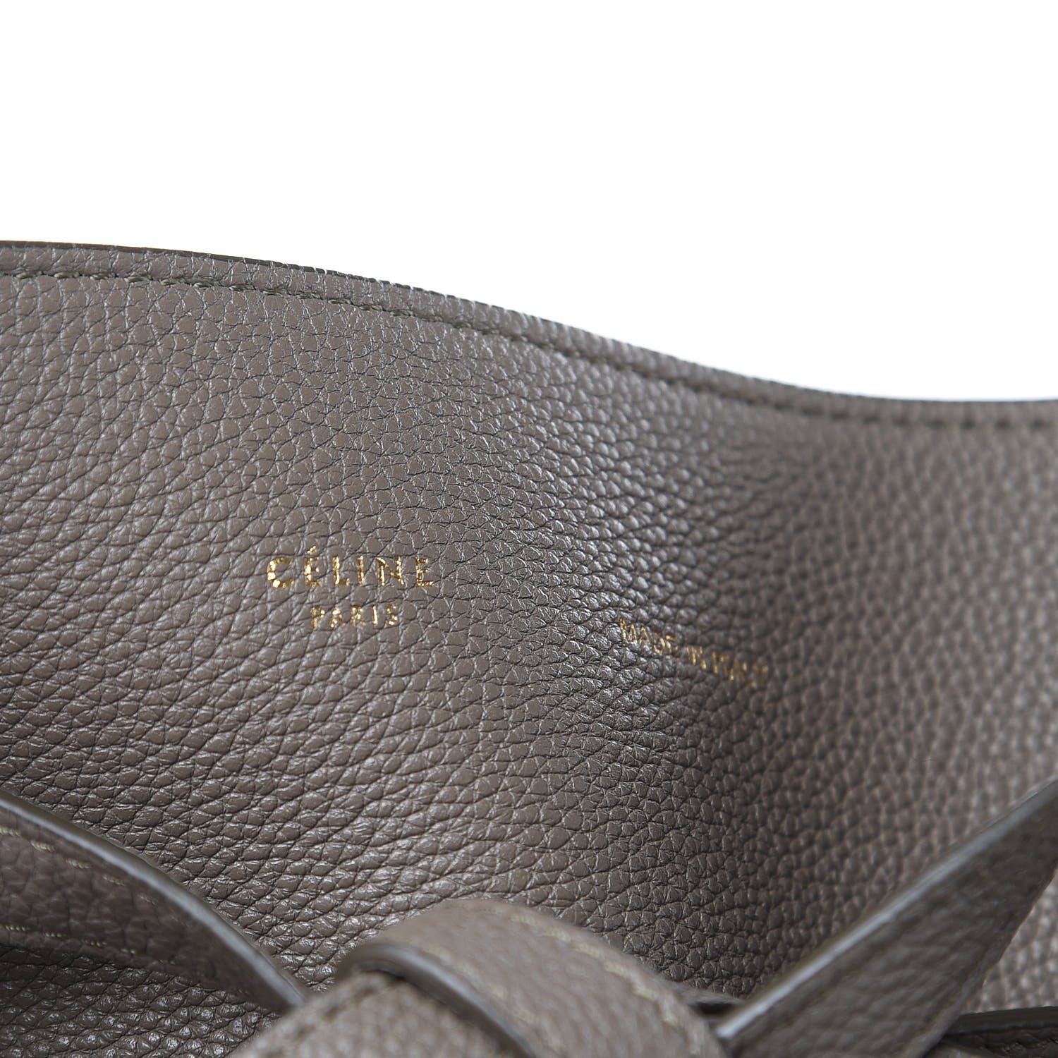 Celine Soft Grained Calfskin Medium Belt Cabas Phantom Taupe 7 of 15