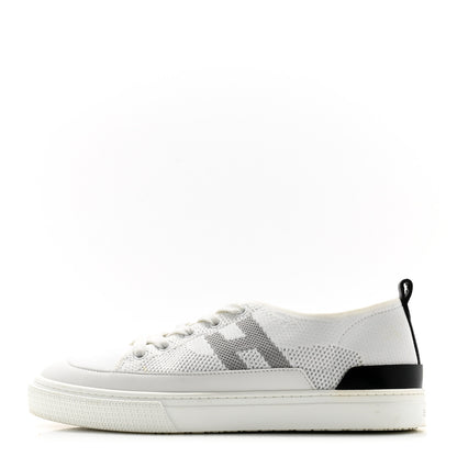 Hermes Calfskin Deep Sneakers 38 White Multicolor 1 of 12