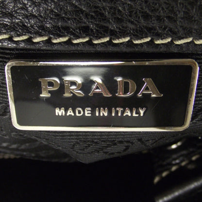 Prada Vitello Daino Tote Black 7 of 9
