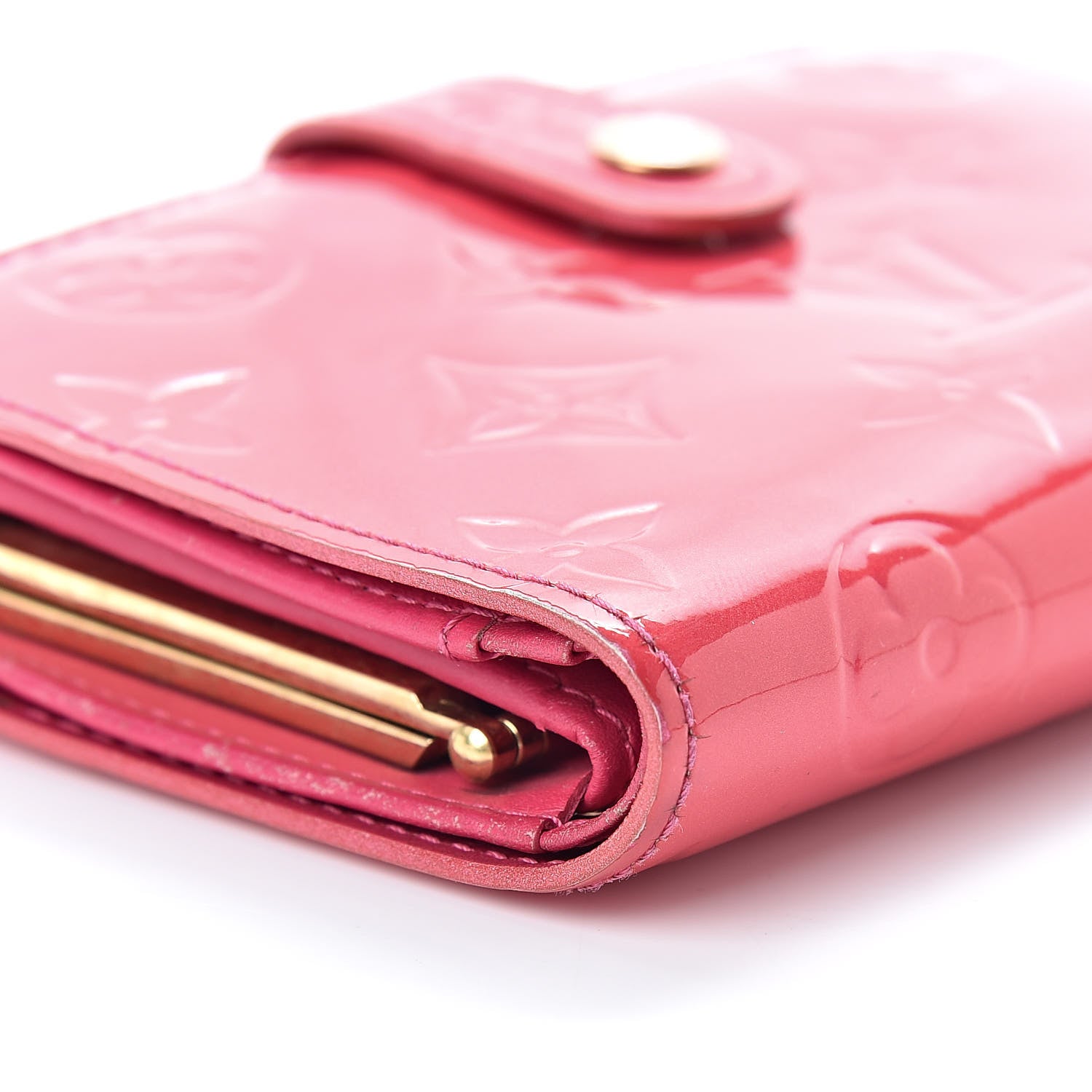 Louis Vuitton Vernis French Purse Wallet Framboise 15 of 20
