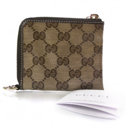 Gucci Crystal Monogram Flat Zip Around Wallet 2 of 8
