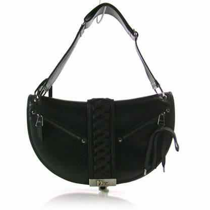 Christian Dior Leather Admit It Hobo Black 1 of 10