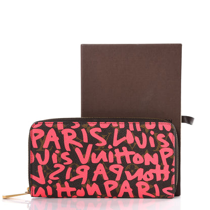 Louis Vuitton Monogram Graffiti Zippy Wallet Fuchsia 12 of 12