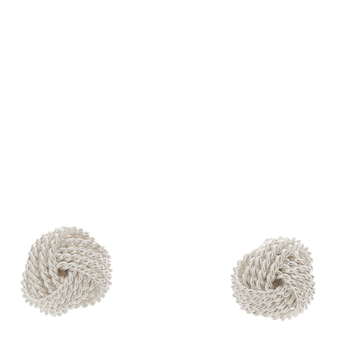 Sterling Silver Twist Knot Earrings