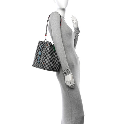 Louis Vuitton Damier Neonoe Black White 2 of 10