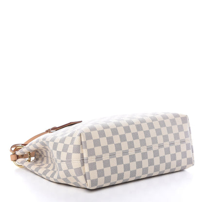 Louis Vuitton Damier Azur Graceful PM Rose Ballerine 3 of 9
