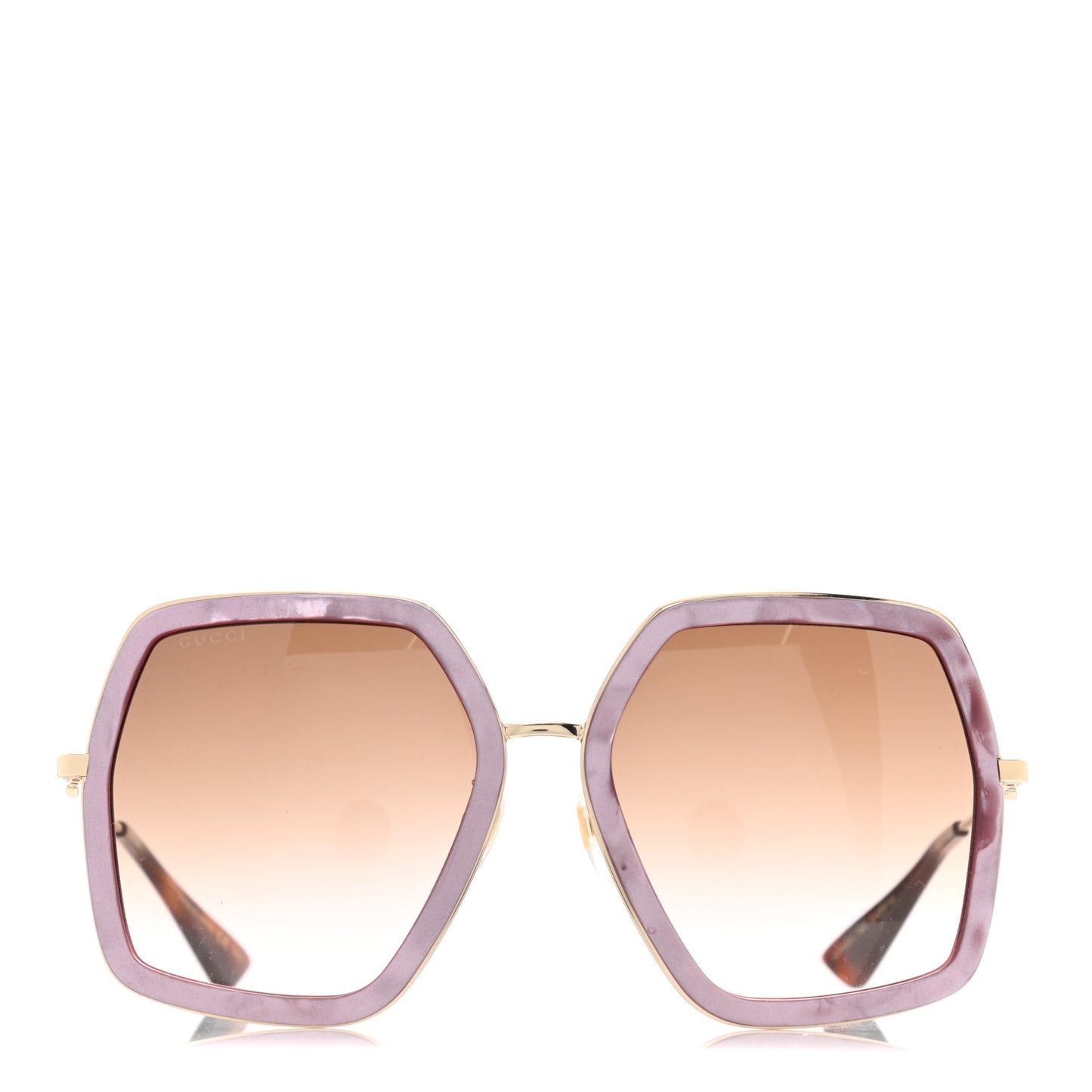 Acetate Oversize Square Frame GG0106S Sunglasses Purple