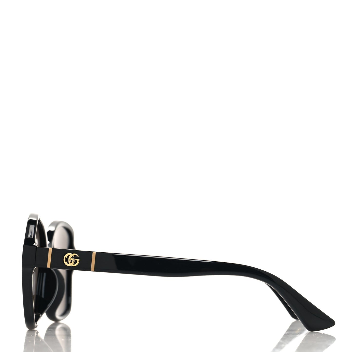 Acetate Square Sunglasses GG0765SA Black