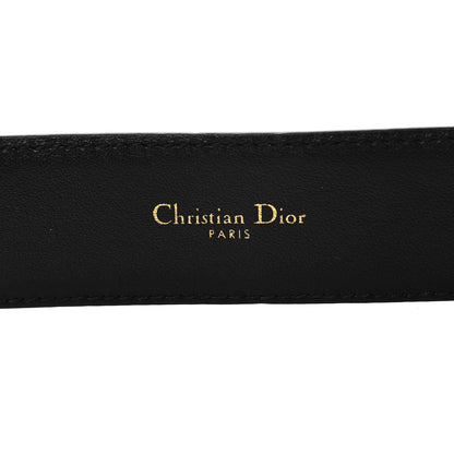 Christian Dior Calfskin 30 Montaigne Belt 70 28 Black 5 of 5