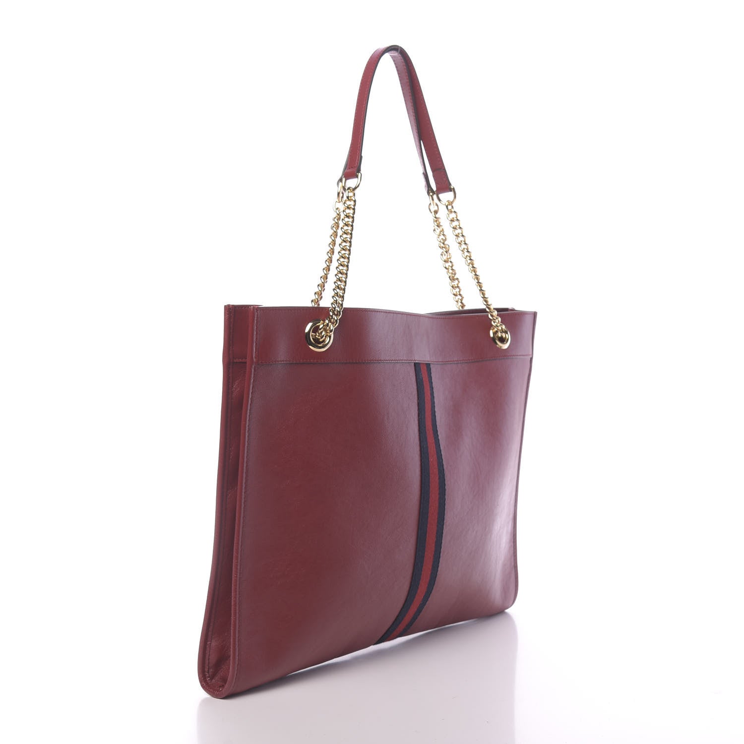 Gucci Calfskin Large Rajah Chain Tote Romantic Cherry 3 of 10