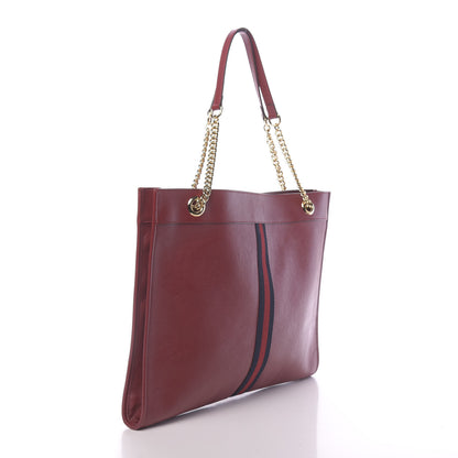 Gucci Calfskin Large Rajah Chain Tote Romantic Cherry 3 of 10