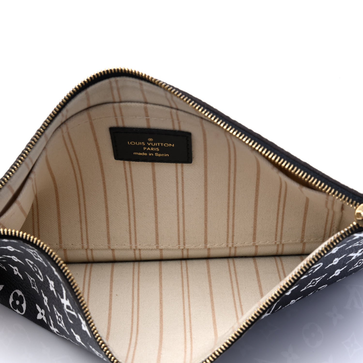 Louis Vuitton Monogram Giant Jungle Neverfull MM GM Pochette Black 3 of 4