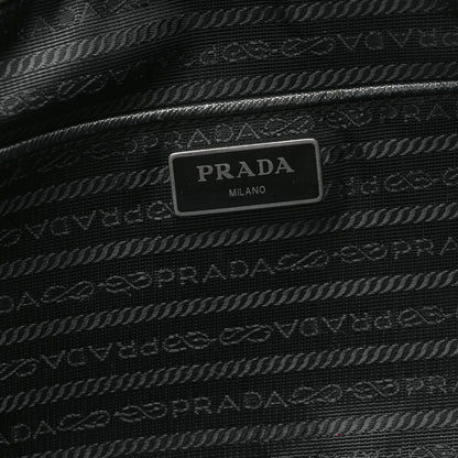 Prada Tessuto Nylon Saffiano Shopping Tote Black 6 of 11