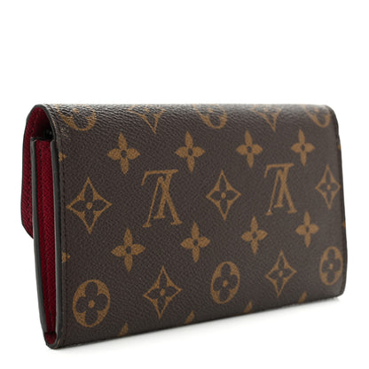 Louis Vuitton Monogram Emilie Wallet Fuchsia 3 of 7