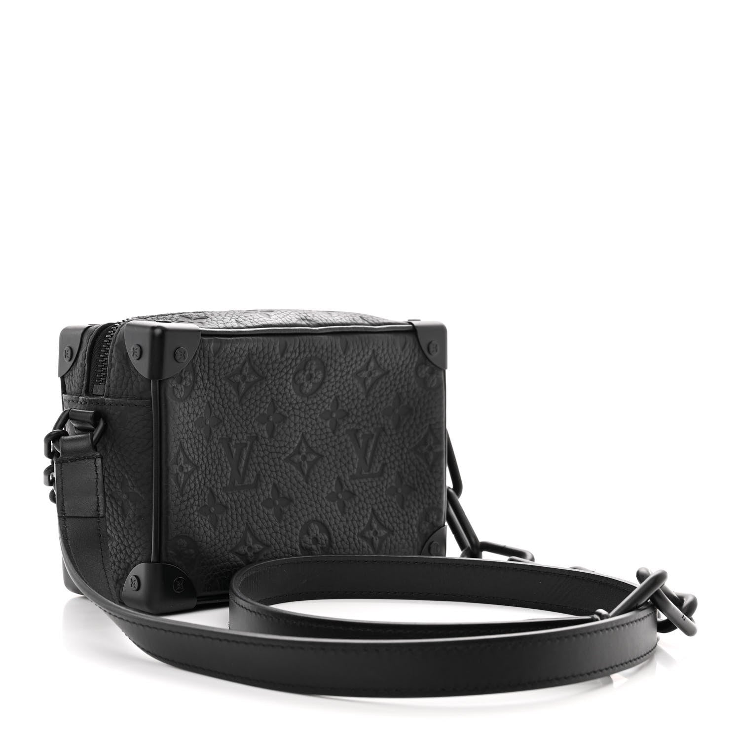 Louis Vuitton Taurillon Monogram Mini Soft Trunk Black 3 of 10