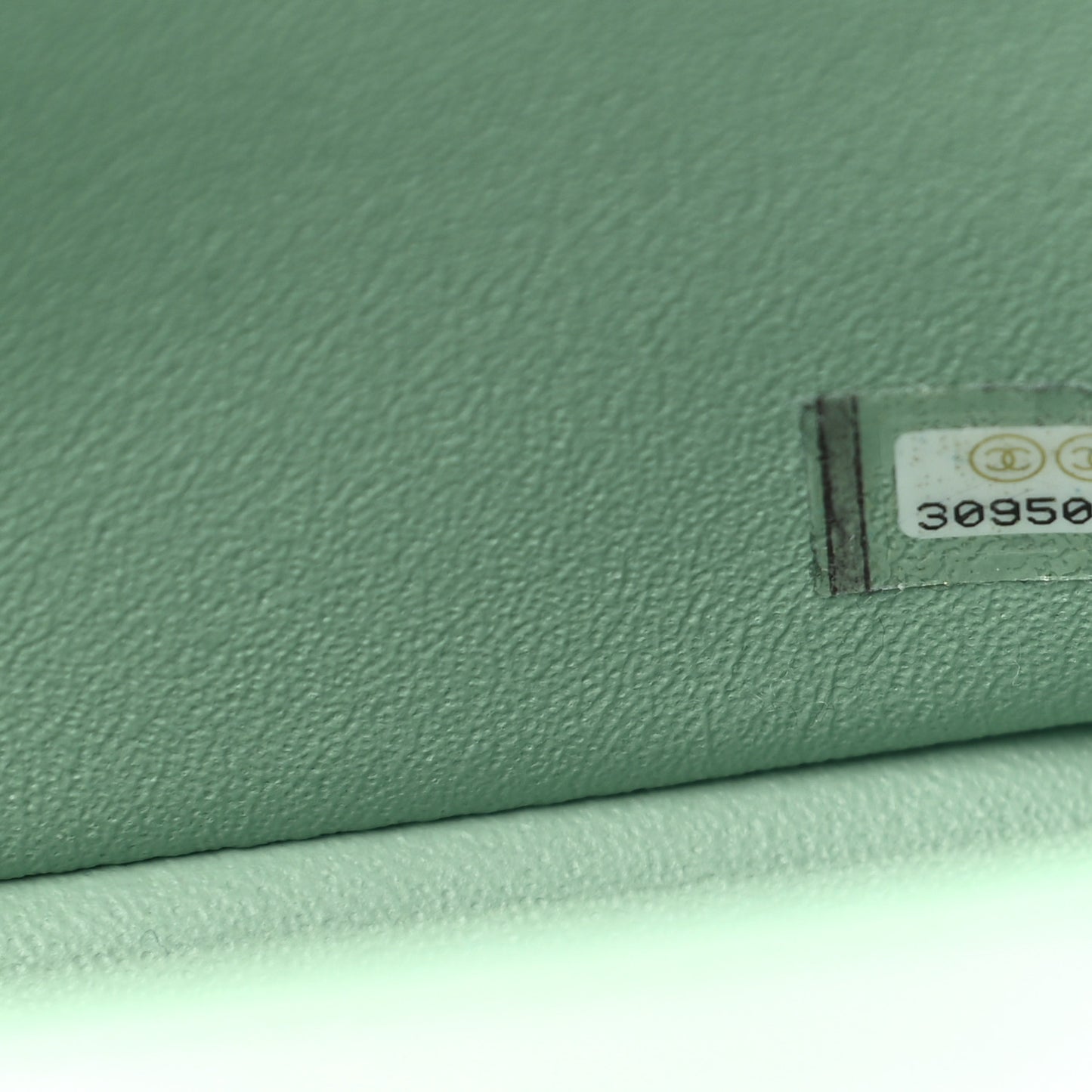 Lambskin Quilted Mini Rectangular Flap Light Green