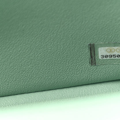 Chanel Lambskin Quilted Mini Rectangular Flap Light Green 7 of 11