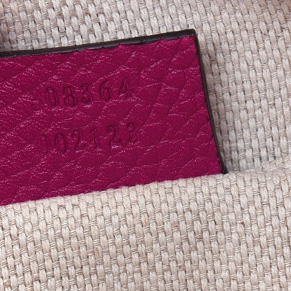 Gucci Cellarius Calfskin Small Soho Disco Bag Bright Bouganville 9 of 14