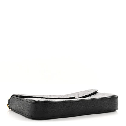 Louis Vuitton Empreinte Pochette Felicie Chain Wallet Black 4 of 12