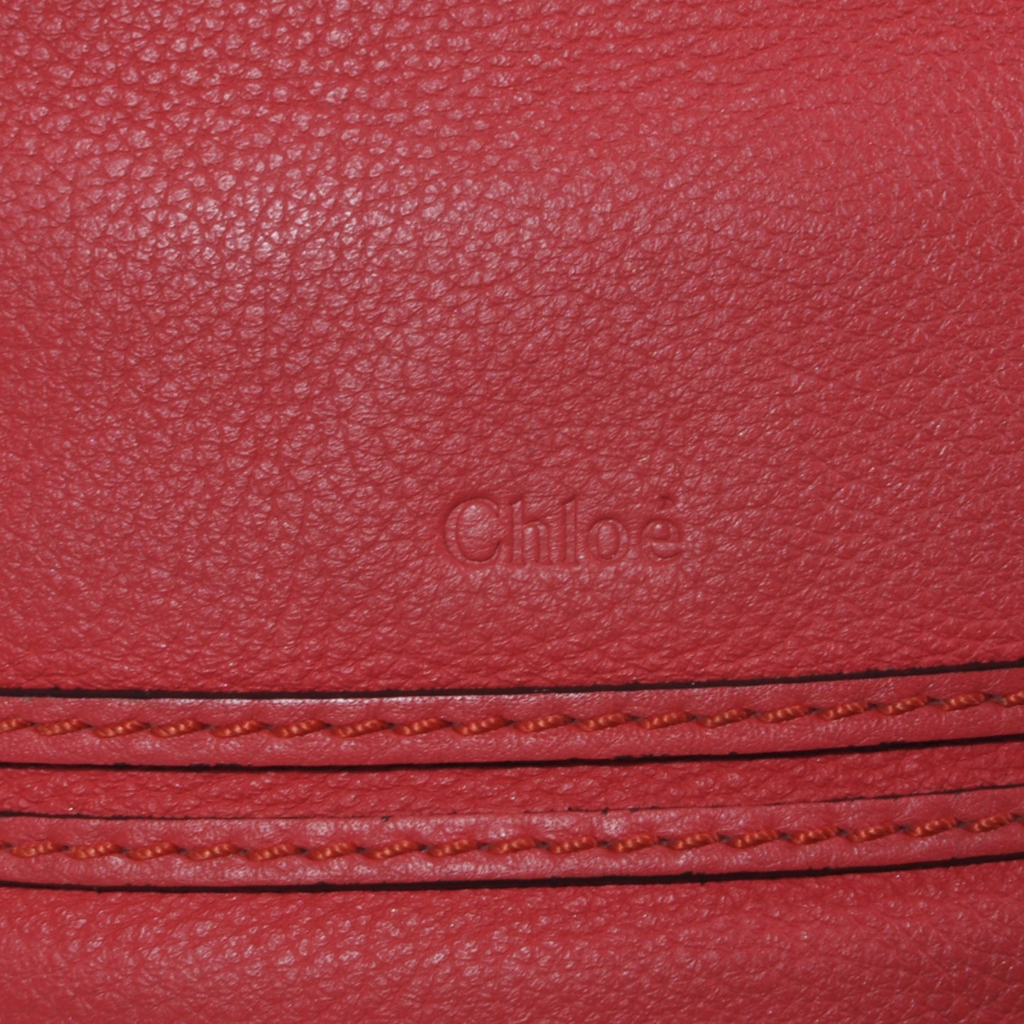 Calfskin Small Marcie Satchel Fetish Red
