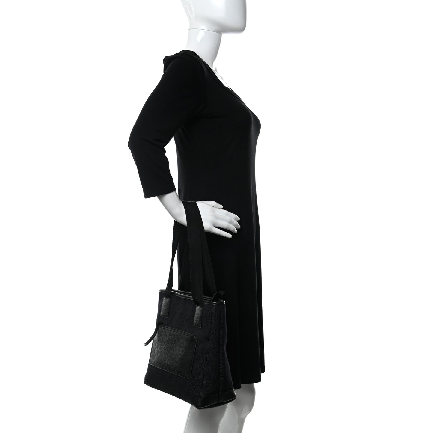 Monogram Tote Bag Black