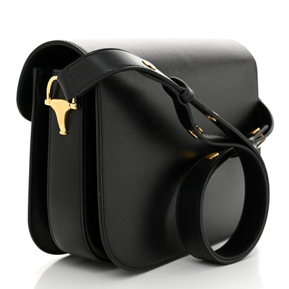 Gucci Azalea Calfskin Horsebit 1955 Shoulder Bag Black 3 of 11