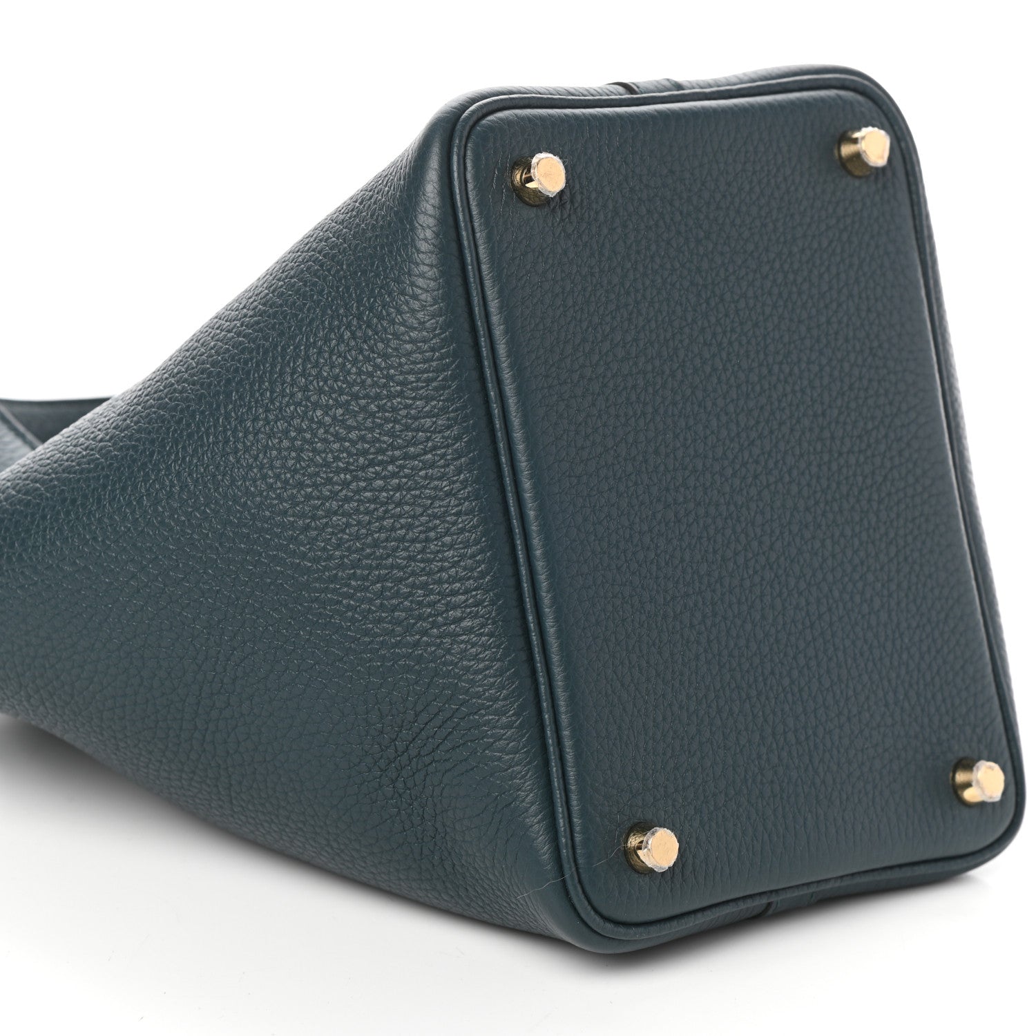 Hermes Taurillon Clemence Picotin Lock 18 PM Vert Cypress 8 of 9