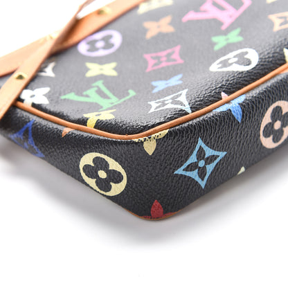 Louis Vuitton Monogram Multicolor Pochette Accessories Black 13 of 14