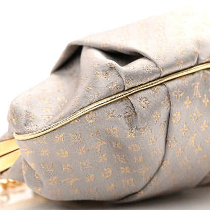 Louis Vuitton Satin Monogram Aumoniere Clutch Silver 8 of 12