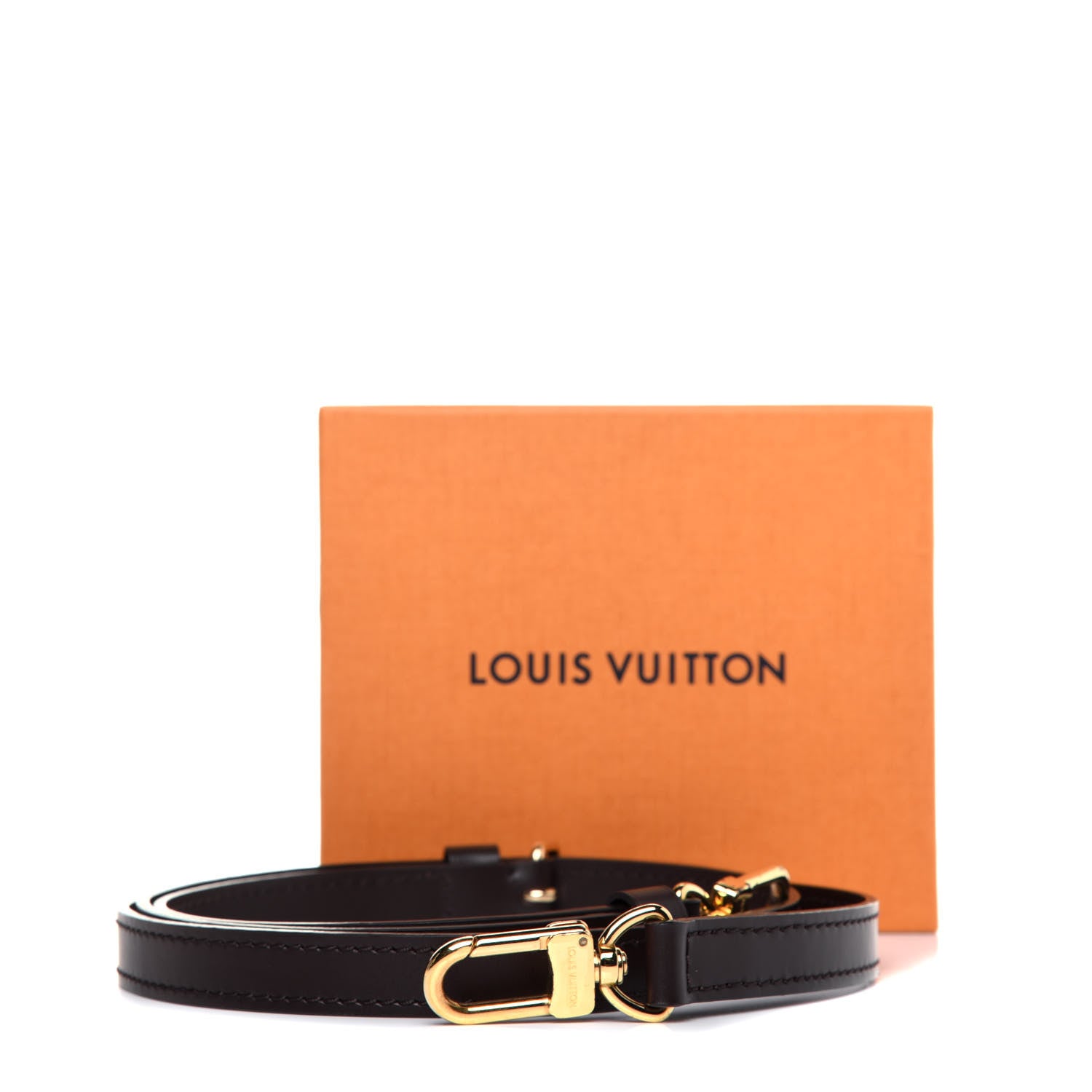 Louis Vuitton Calfskin 16mm Adjustable Shoulder Strap Brown 8 of 8