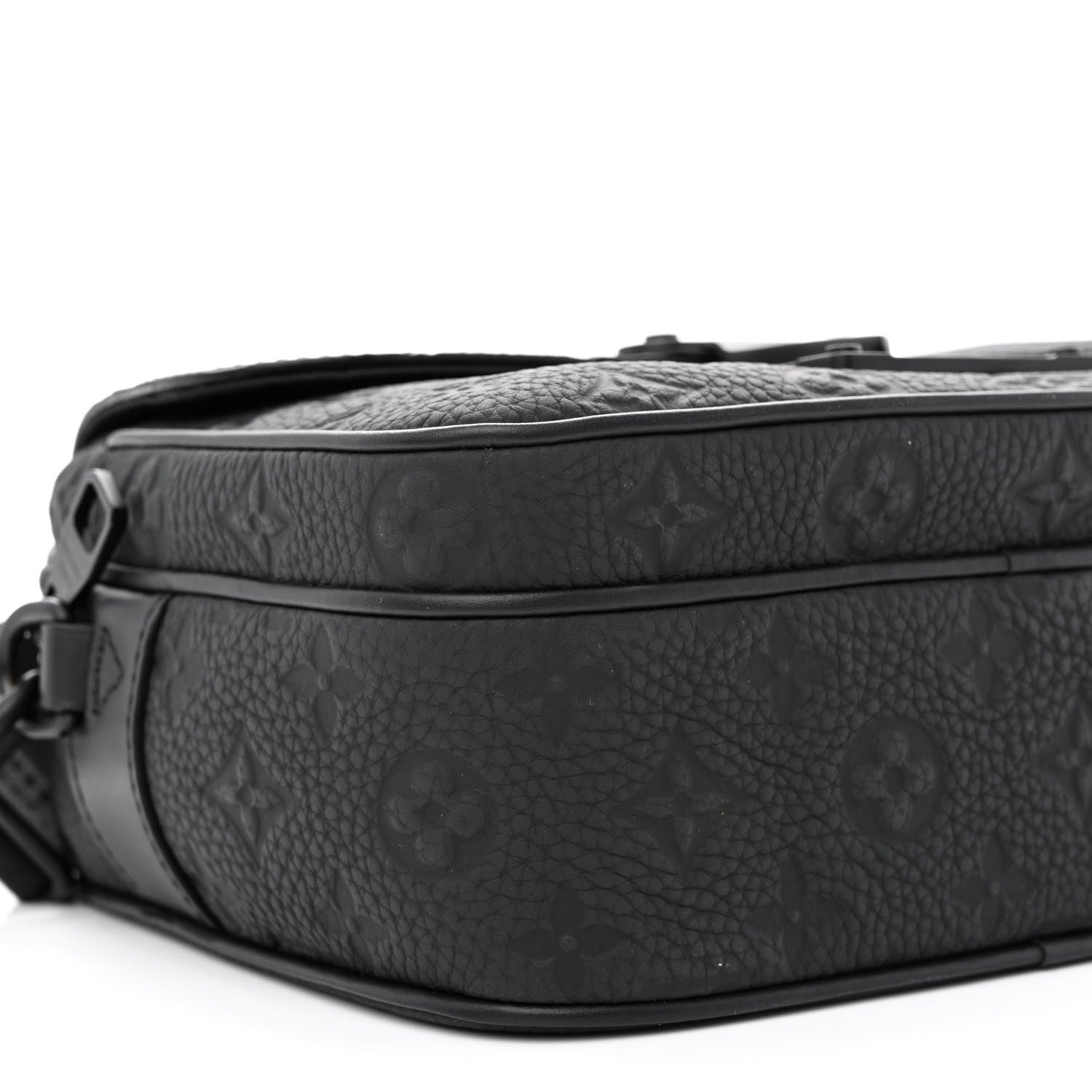 Louis Vuitton Taurillon Monogram S Lock Messenger Black 7 of 9
