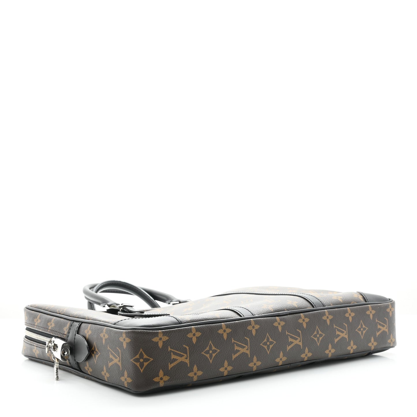 Monogram Macassar Porte Documents Voyage Soft Briefcase