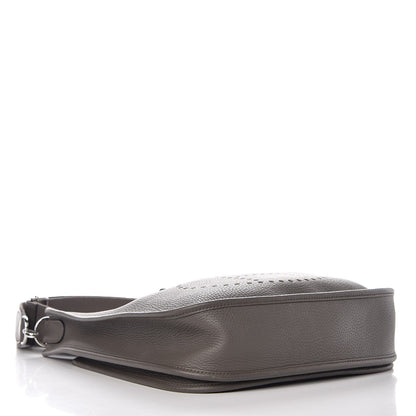 Hermes Taurillon Clemence Evelyne III PM Etain 4 of 11