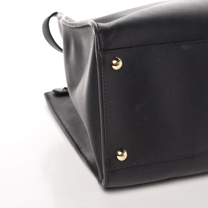 Fendi Vitello Seta Century Large Peekaboo X-Lite Black Fragola 8 of 11