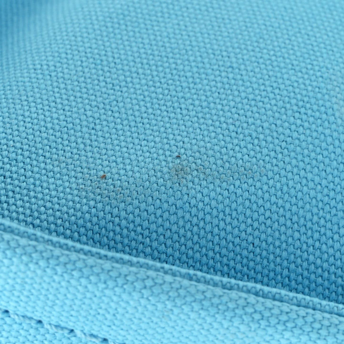 Cotton Canvas Medium The Traveler Tote Bag Aqua