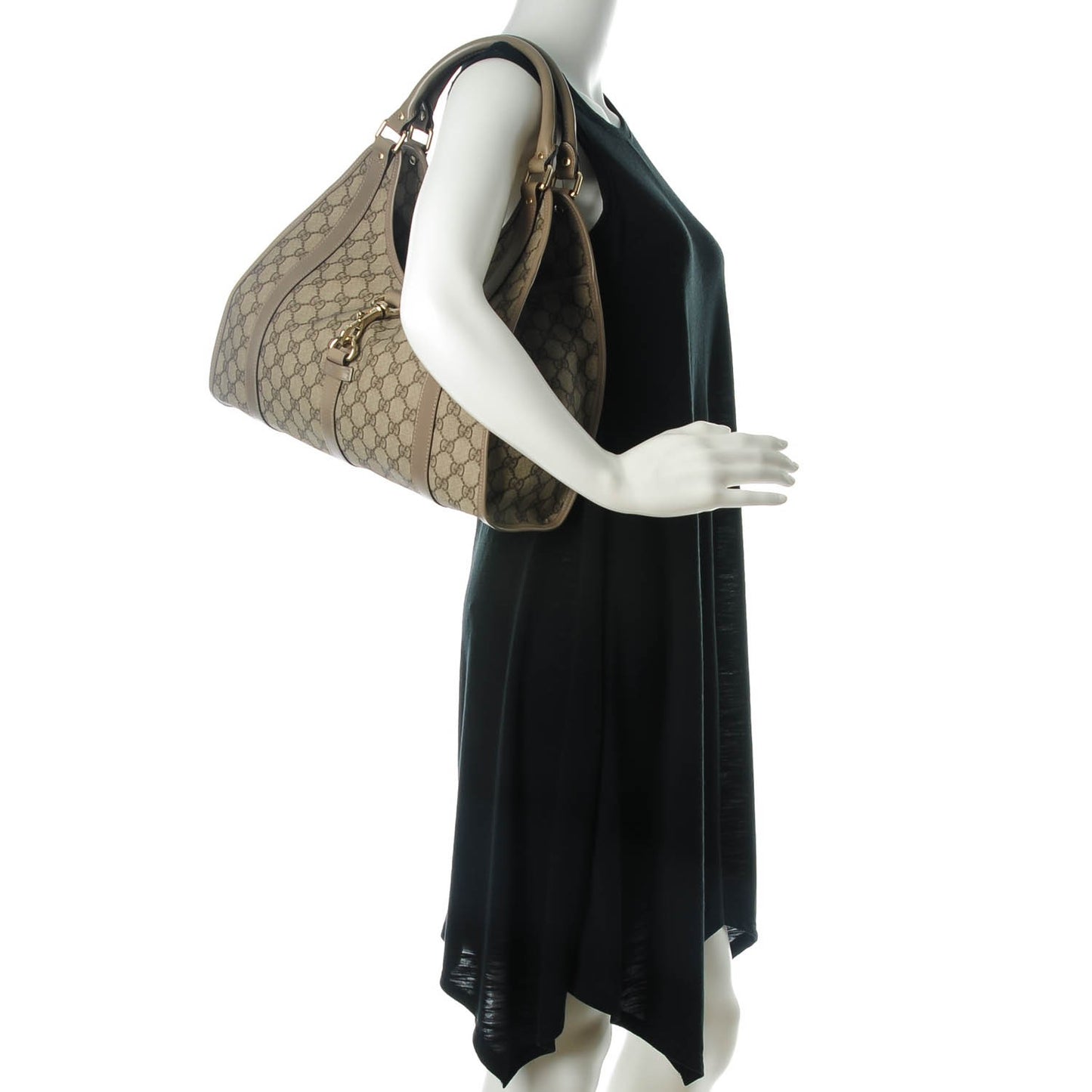 GG Plus Monogram Medium Joy Shoulder Bag Grey