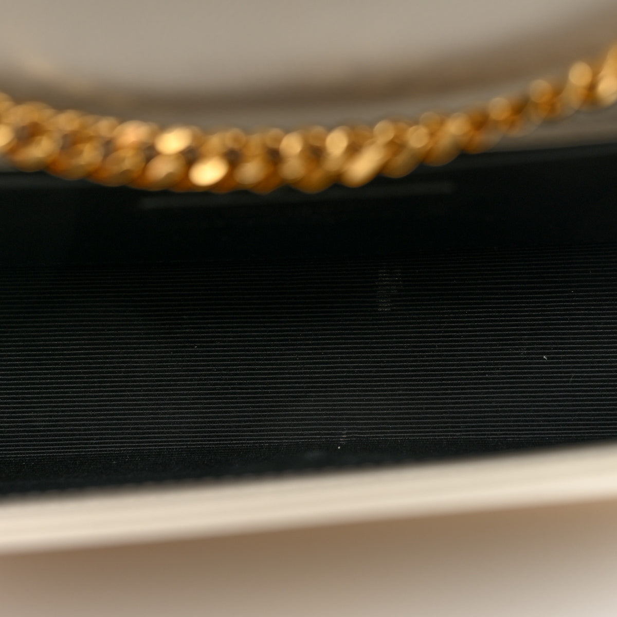 Grain De Poudre Small Monogram Kate Satchel Crema Soft