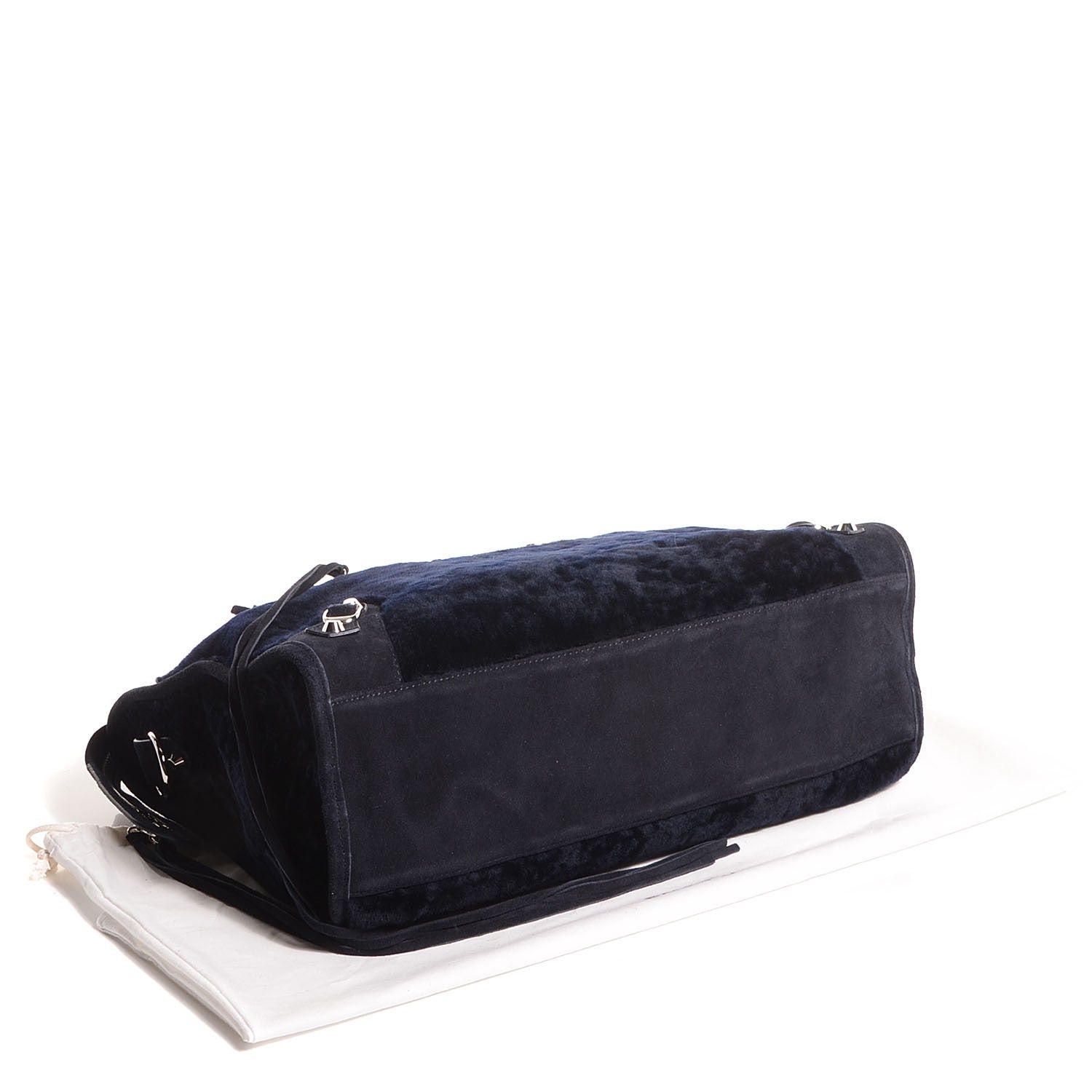 Balenciaga Shearling Classic Hardware City Black 4 of 15